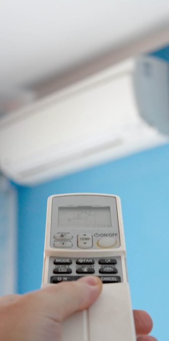 Telecomando e condizionatore